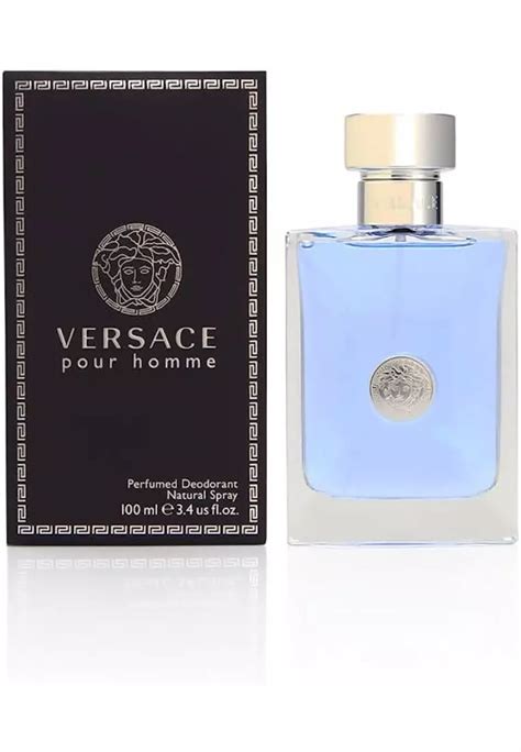 versace pour homme perfumed deodorant|More.